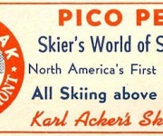 1955-56 Eastern Ski Map