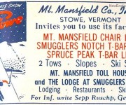 1953-54 Eastern Ski Map