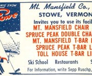 1957-58 Eastern Ski Map