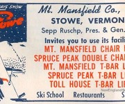 1960-61 Eastern Ski Map