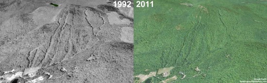 Evergreen Valley Aerial Imagery, 1992 vs. 2011