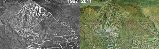 Sugarloaf Aerial Imagery, 1997 vs. 2011