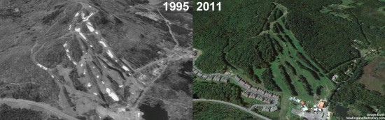 Bousquet Aerial Imagery, 1995 vs. 2011