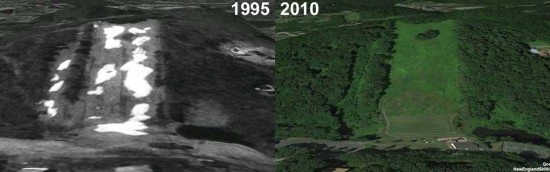 Jericho Hill Aerial Imagery, 1995 vs. 2010