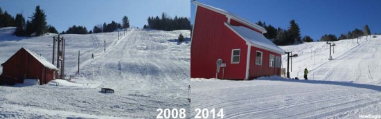 Northeast Slopes, 2008 vs. 2014