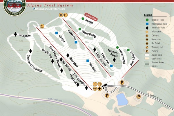 2024-25 Titcomb Mountain Trail Map