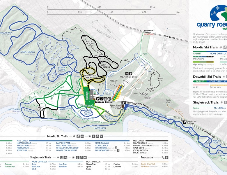 2024-25 Quarry Road Trail Map