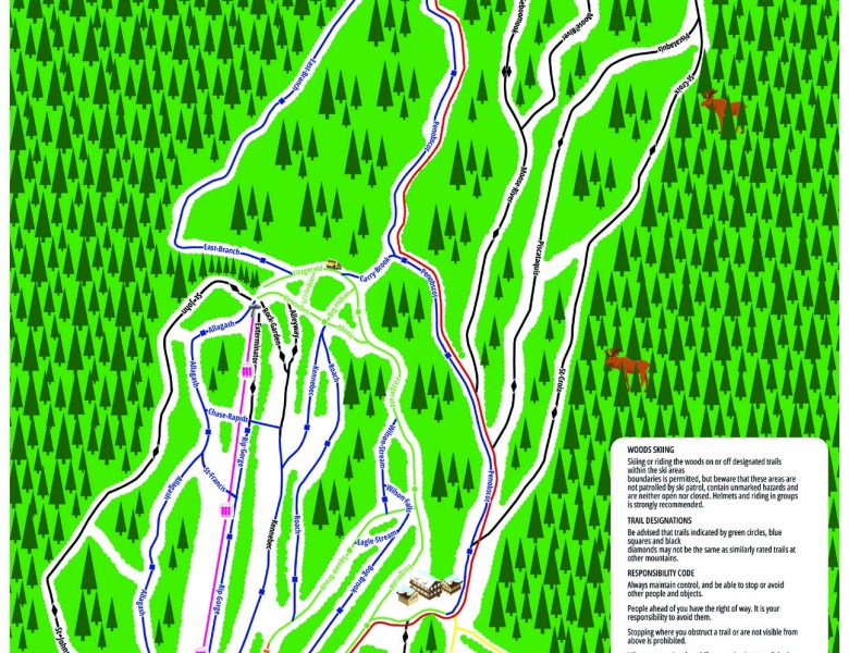 2024-25 Big Moose Trail Map