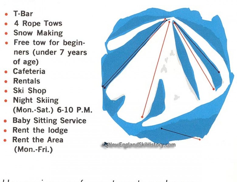 1972-73 Benjamin Hill Trail Map