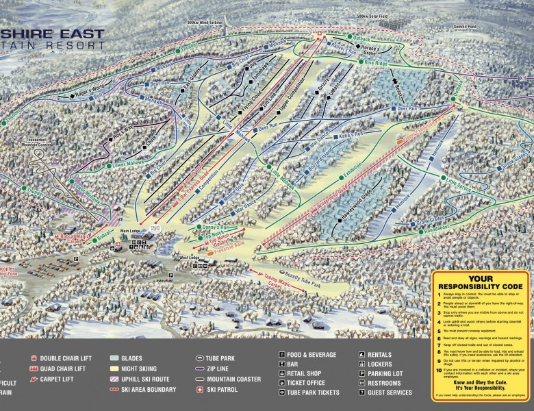 2024-25 Berkshire East Trail Map