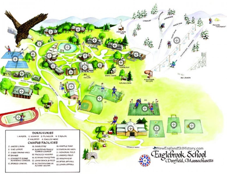 2020-21 Eaglebrook Campus Map