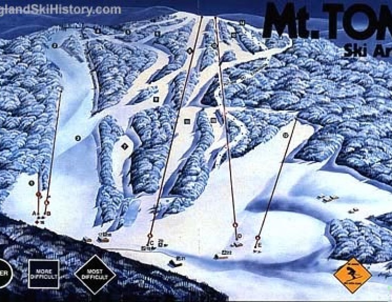 1996-97 Mt. Tom Trail Map