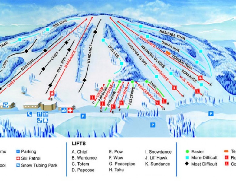 2024-25 Nashoba Valley Trail Map