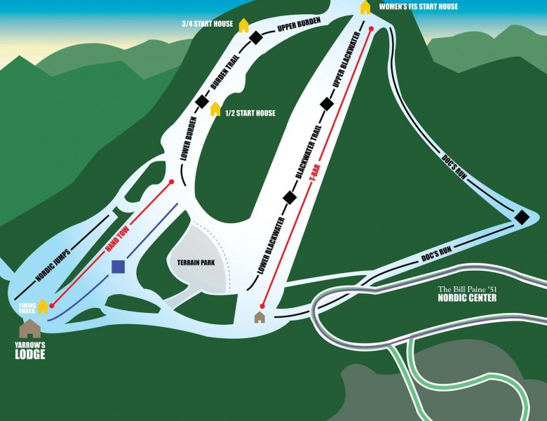 2024-25 Proctor Ski Area Trail Map