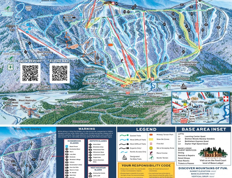 2024-25 Bretton Woods Trail Map