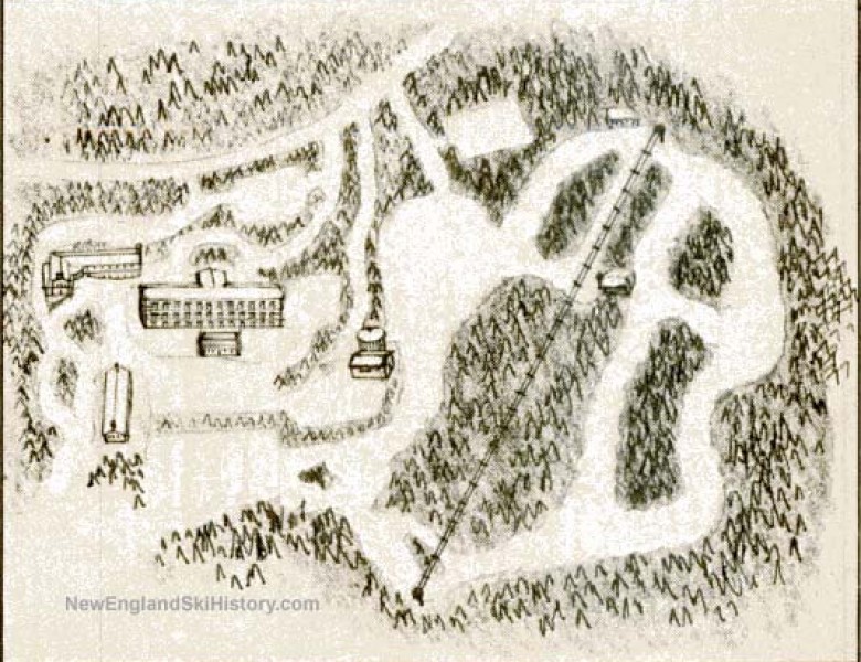 1977-78 Brickyard Mountain Trail Map