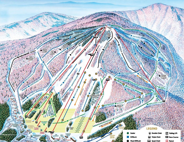 2024-25 Cranmore Trail Map