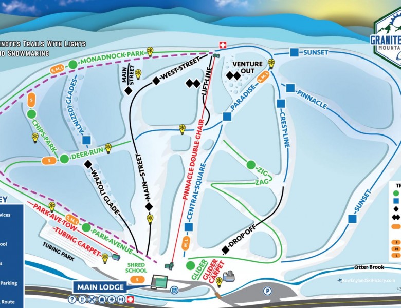 2024-25 Granite Gorge Trail Map