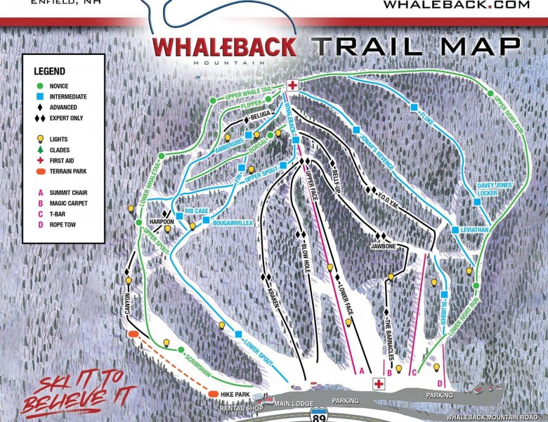 2024-25 Whaleback Trail Map