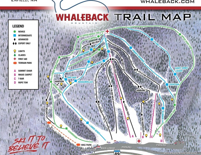 2025-26 Whaleback Trail Map