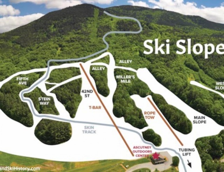 2025-26 Ascutney Trail Map