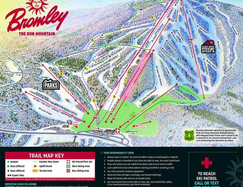 2025-26 Bromley Trail Map