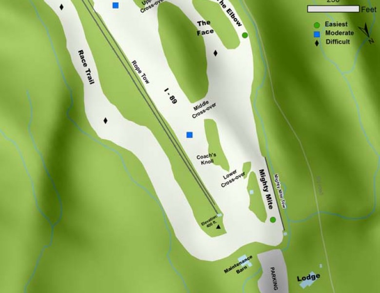 2016-17 Cochrans Trail Map