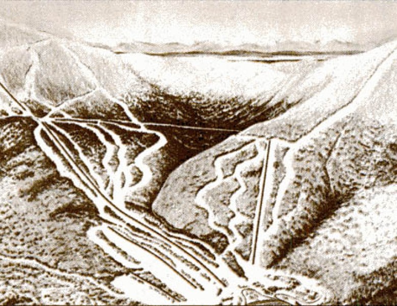 1976-77 Glen Ellen Trail Map