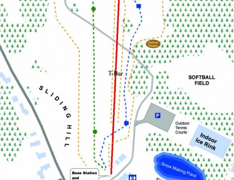 2010-11 Living Memorial Park trail map