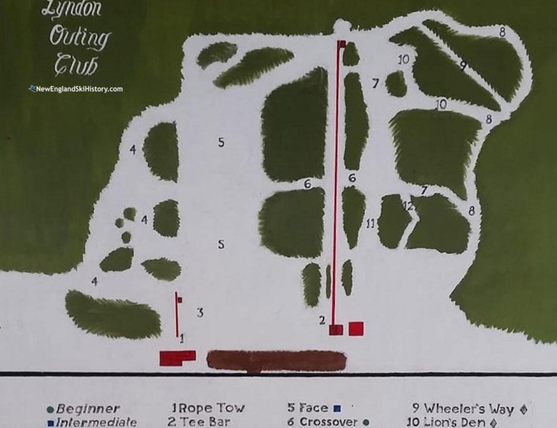 2024-25 Lyndon Outing Club Trail Map