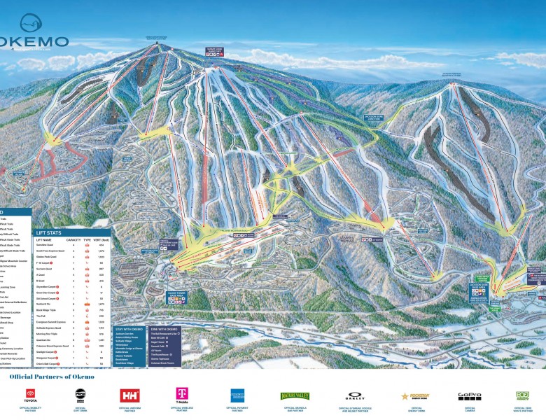 2024-25 Okemo Trail Map