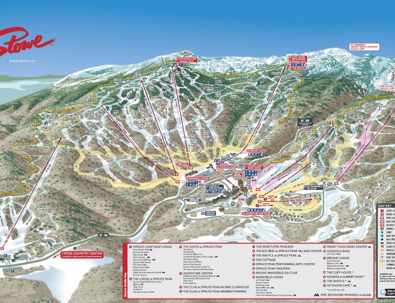 2024-25 Stowe Trail Map