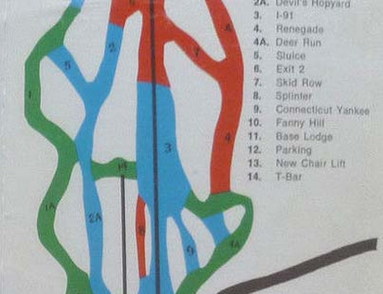 1972-73 Timber Ridge Trail Map