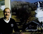 The Lower Chairlift in the 1980s with General Manager Frank Heald in the foreground