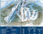 1982-83 Pleasant Mountain Trail Map