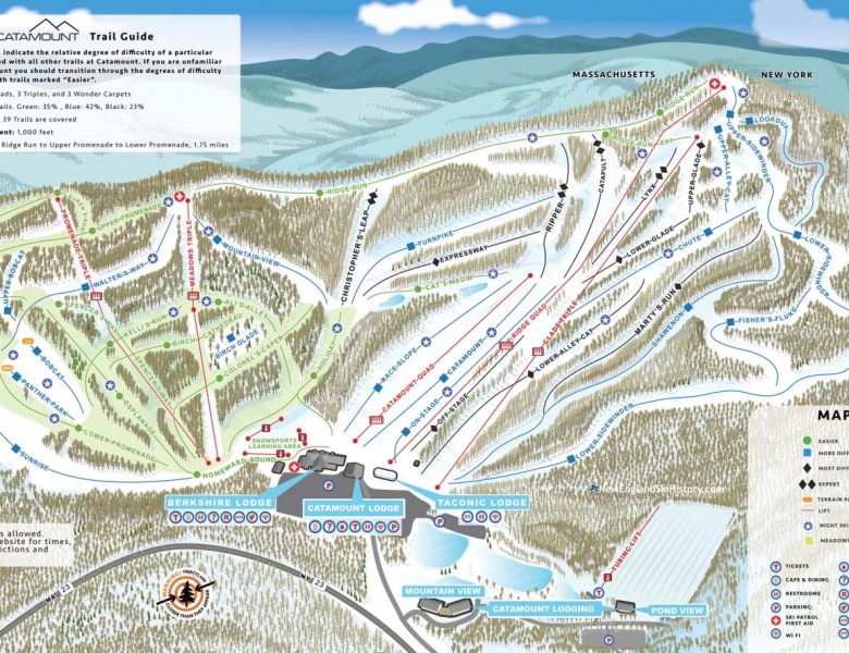 2022-23 Catamount Trail Map