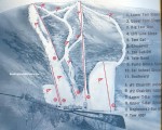 1967-68 Mt. Tom Trail Map