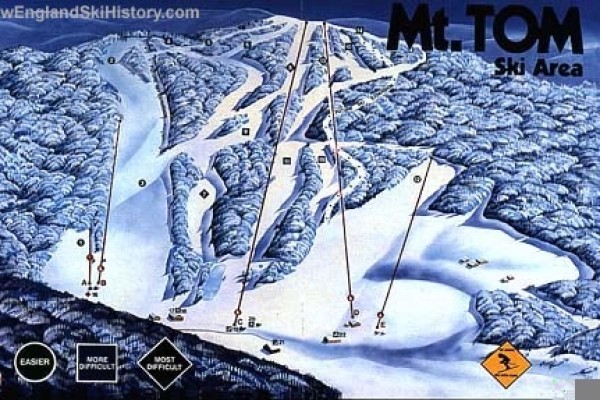 1996-97 Mt. Tom Trail Map