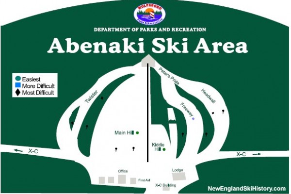 2021-22 Abenaki Trail Map
