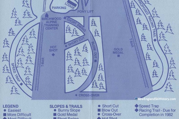 1982-83 Birchwood Trail Map