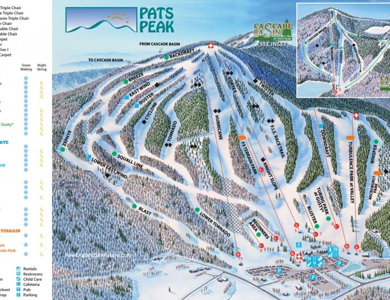 2022-23 Pats Peak Trail Map