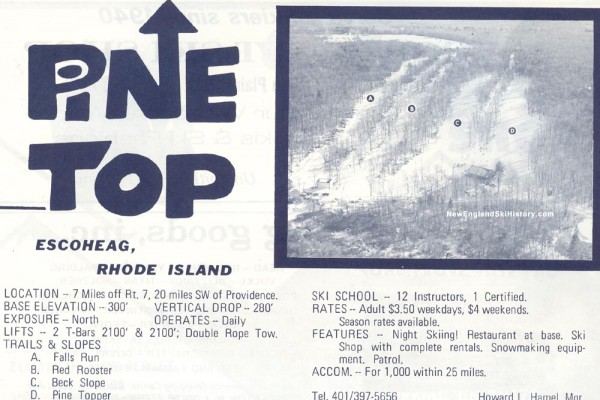 1970-71 Pine Top Trail Map