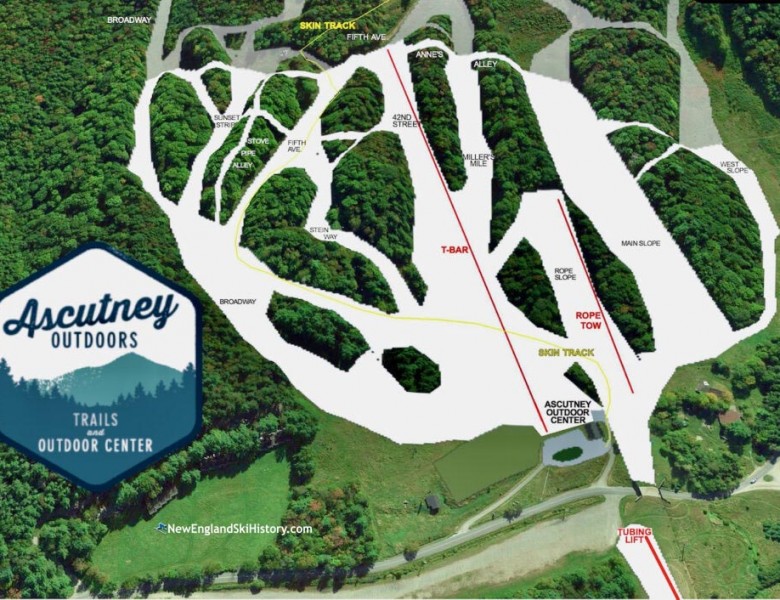 2023-24 Ascutney Trail Map