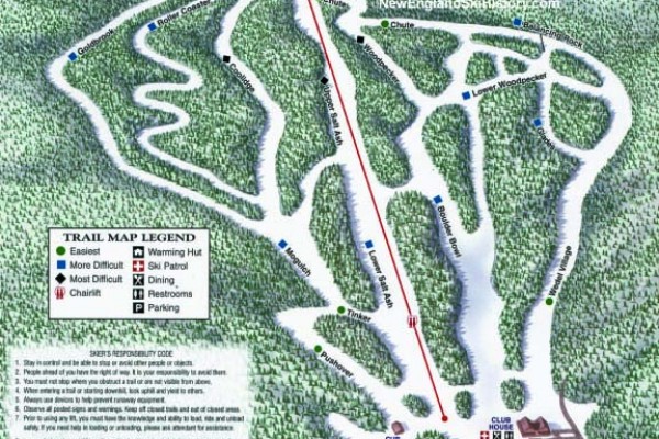 2003-04 Bear Creek Trail Map
