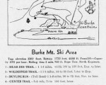1955-56 Burke Mountain Trail Map