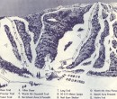 1968-69 Middlebury College Snow Bowl Trail Map