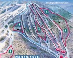 2005-06 Mount Snow North Face trail map