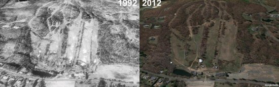 Mt. Southington Aerial Imagery, 1992 vs. 2012