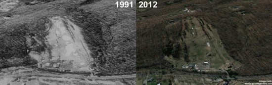Woodbury Aerial Imagery, 1991 vs. 2012