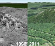 Bald Mountain Aerial Imagery, 1991 vs. 2011